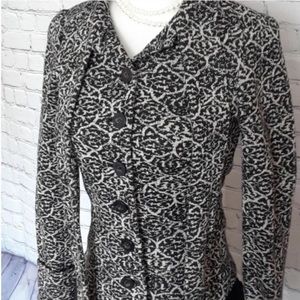 Diane Von Furstenberg | Long sleeve button up sweater blouse | size 2